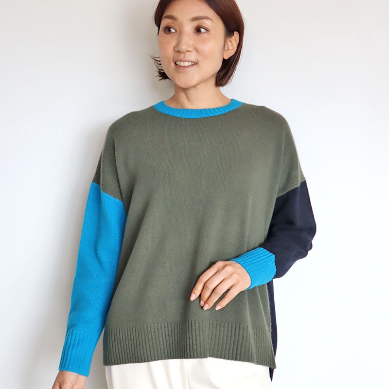 配色ニット/BLUE FRONCE 9069｜BLUE FRONCE｜フォルテシモ