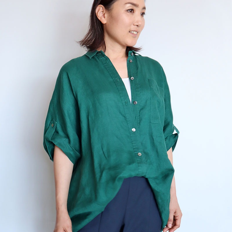 2way麻シャツ/BLUE FRONCE 8688｜BLUE FRONCE｜フォルテシモ