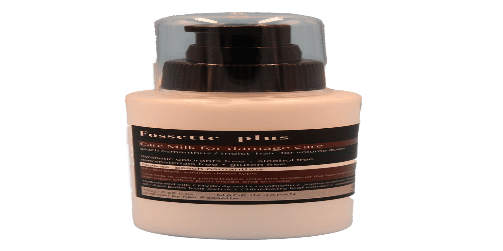 Fossette plus Care Milk for damage care