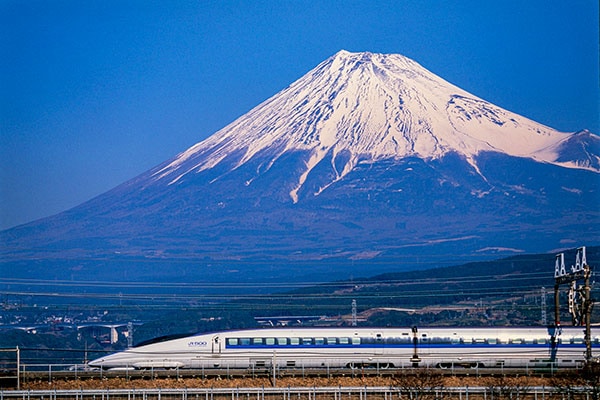 SHIN【0052】500系新幹線と富士山 | ゆる鉄画廊オンラインショップ