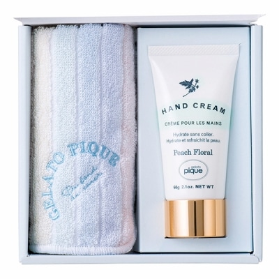 ジェラートピケ ハンドクリームセットB（レインボー）