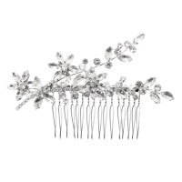 ロサレス クリスタル コーム (クリスタル / シルバー)|クリスタル|ピン・コーム