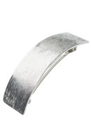 テクスチャード メタル ボリューム バレッタ (シルバー)|メタル|バレッタ