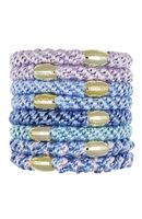 ポニーテール チューブ 8P（ウィステリア/ゴールド）|ポニーテール チューブ 8P|ポニー・ヘアゴム