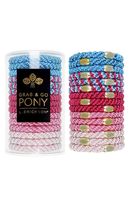 ポニーテール チューブ 15P（ブルーラズベリー/ゴールド）|ポニーテール チューブ 15P|ポニー・ヘアゴム