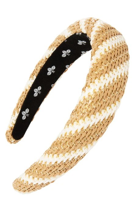 ブリン ヘッドバンド (ストロー/アイボリー)