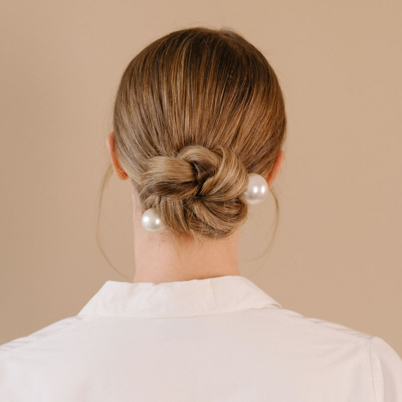 【新品未使用】フランスラックス　パール　スパイラル　スクリューピン　ＭＬセット パール スパイラル スクリューピンM (クリーム/ゴールド) | フランス