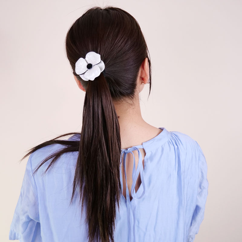 【FRANCE LUXE】ベルフラワーポニーテールホルダー ヘアゴム オンラインショップ 限定商品>ベルフラワー ポニーテール