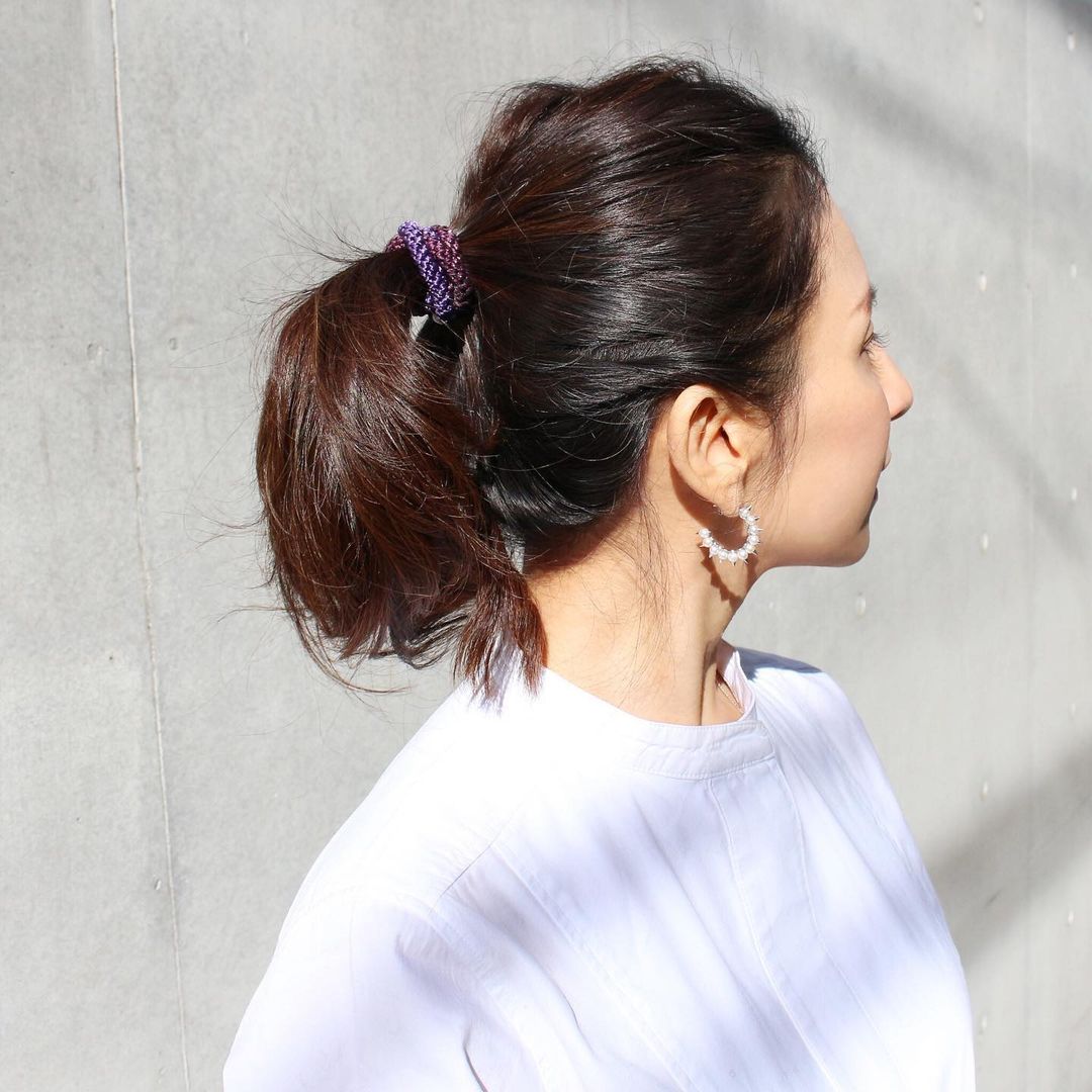 ポニーテール チューブ 8P（パープル）