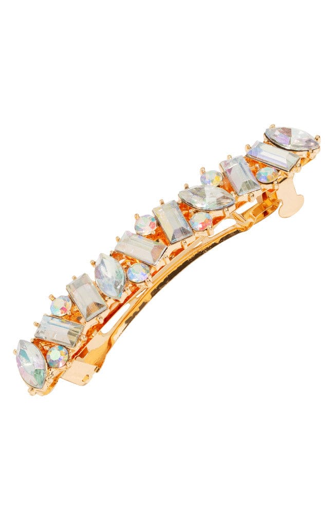 アデル バレッタ (クリスタル/ゴールド)