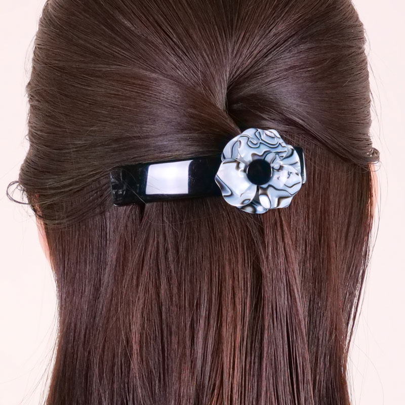 <オンラインショップ 限定商品>ベルフラワー バレッタ (トルネード)