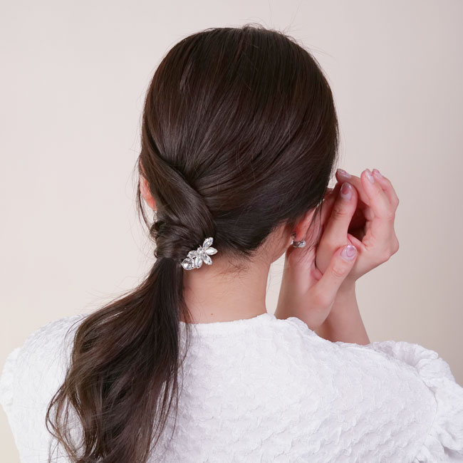 エリサ クリスタル コーム (クリスタル/シルバー)