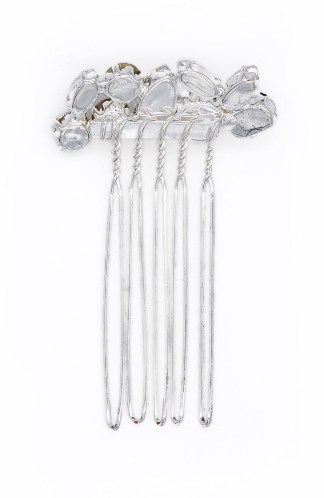 エレナ クリスタル コーム (クリスタル/シルバー)