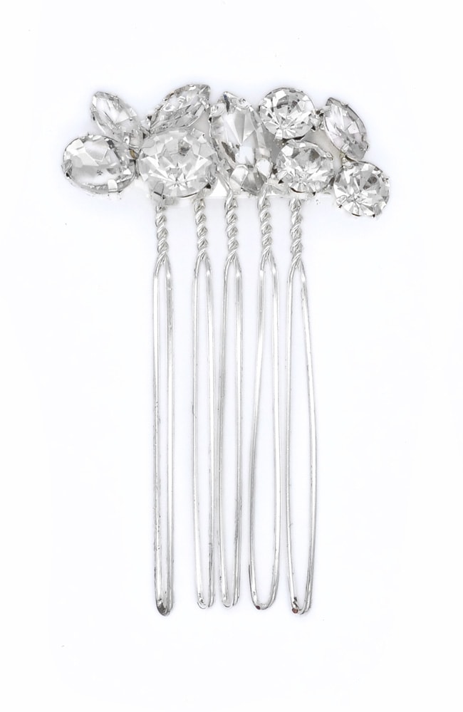 エレナ クリスタル コーム (クリスタル/シルバー)