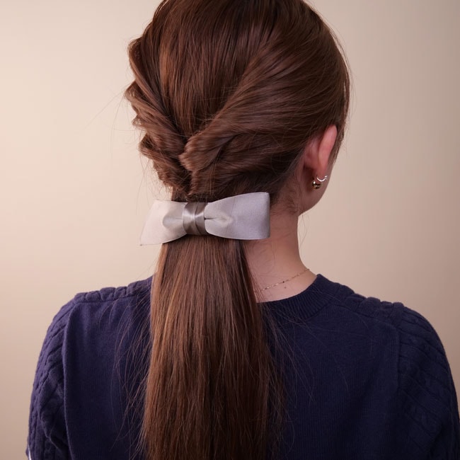 バミューダ ボウ ボリューム バレッタ (サッチッド)