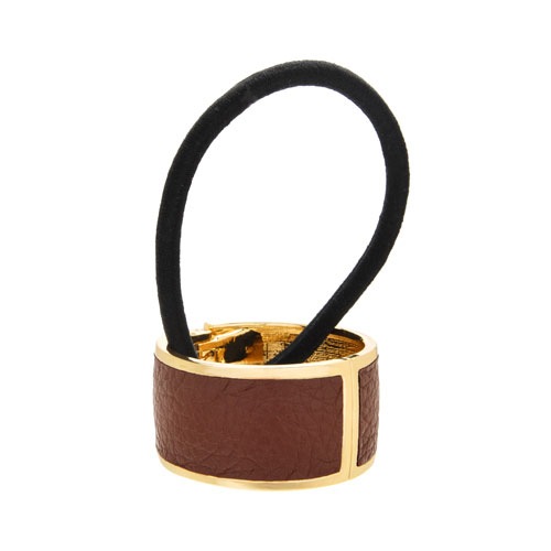 インレイ レザー カフ ポニー ココア フランスラックスオンラインショップ