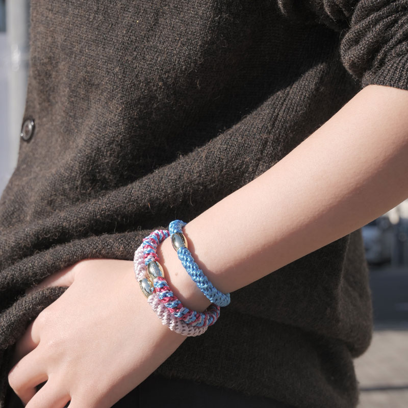 ポニーテール チューブ 8P（ブルーラズベリー/ゴールド）