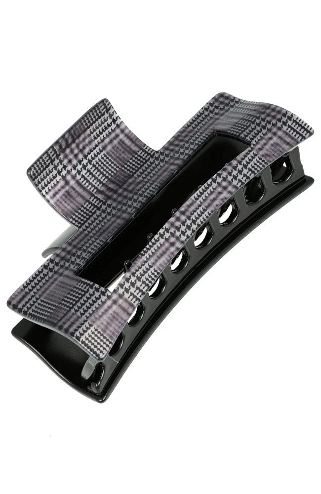 ラージ カットアウト レクタングル ジョー (プレイドブラック)