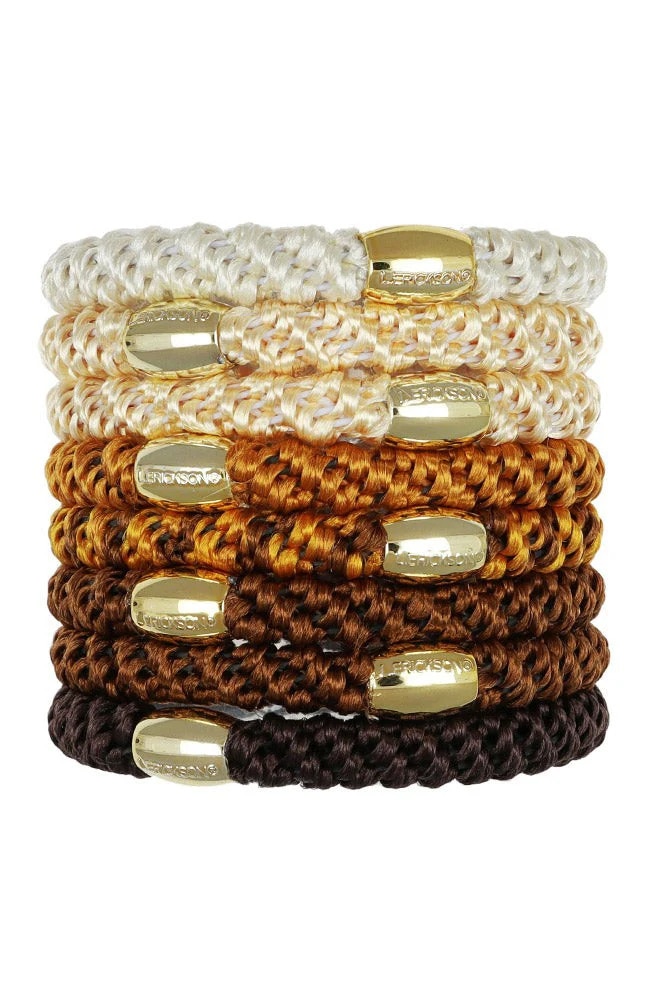 ポニーテール チューブ 8P(レザー/ゴールド)