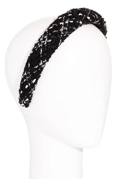 パデット ヘッドバンド （ブラック/ホワイト）