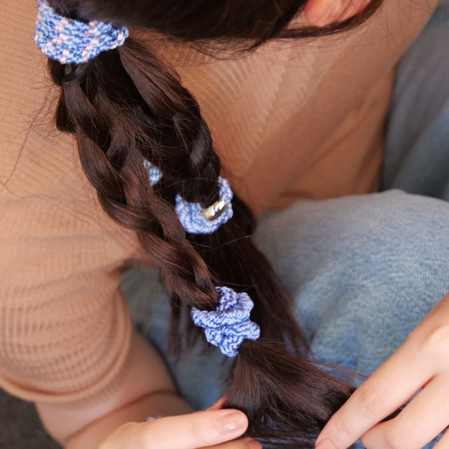 ポニーテール チューブ 15P(ウィステリア/ゴールド)