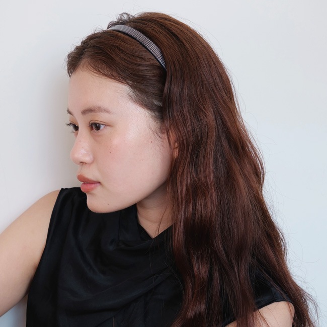 1/2 ウルトラコンフォート ヘッドバンド (プレイドブラック)