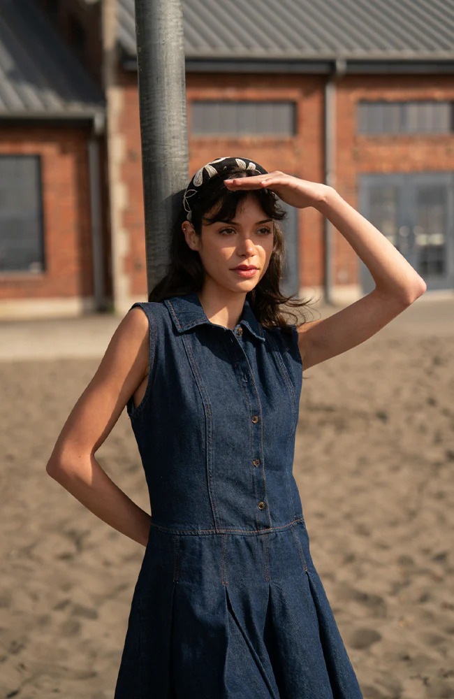 ジュリア ヘッドバンド（ブラック/ホワイト）