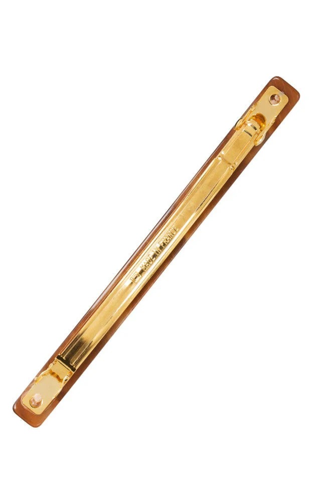 ロング アンド スキニー バレッタ (キャラメルホーン)