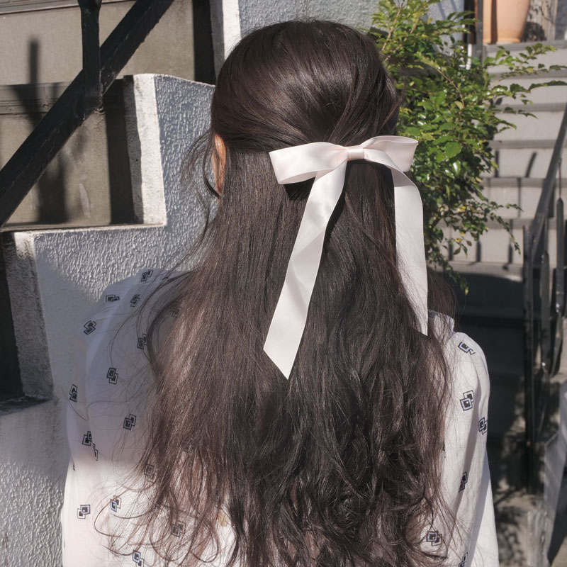 カリスタ ボウ バレッタ (ピンク)