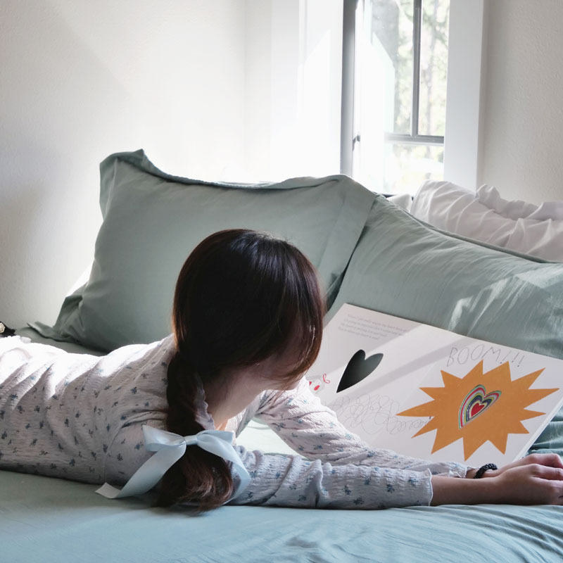 カリスタ ボウ バレッタ (ブルー)