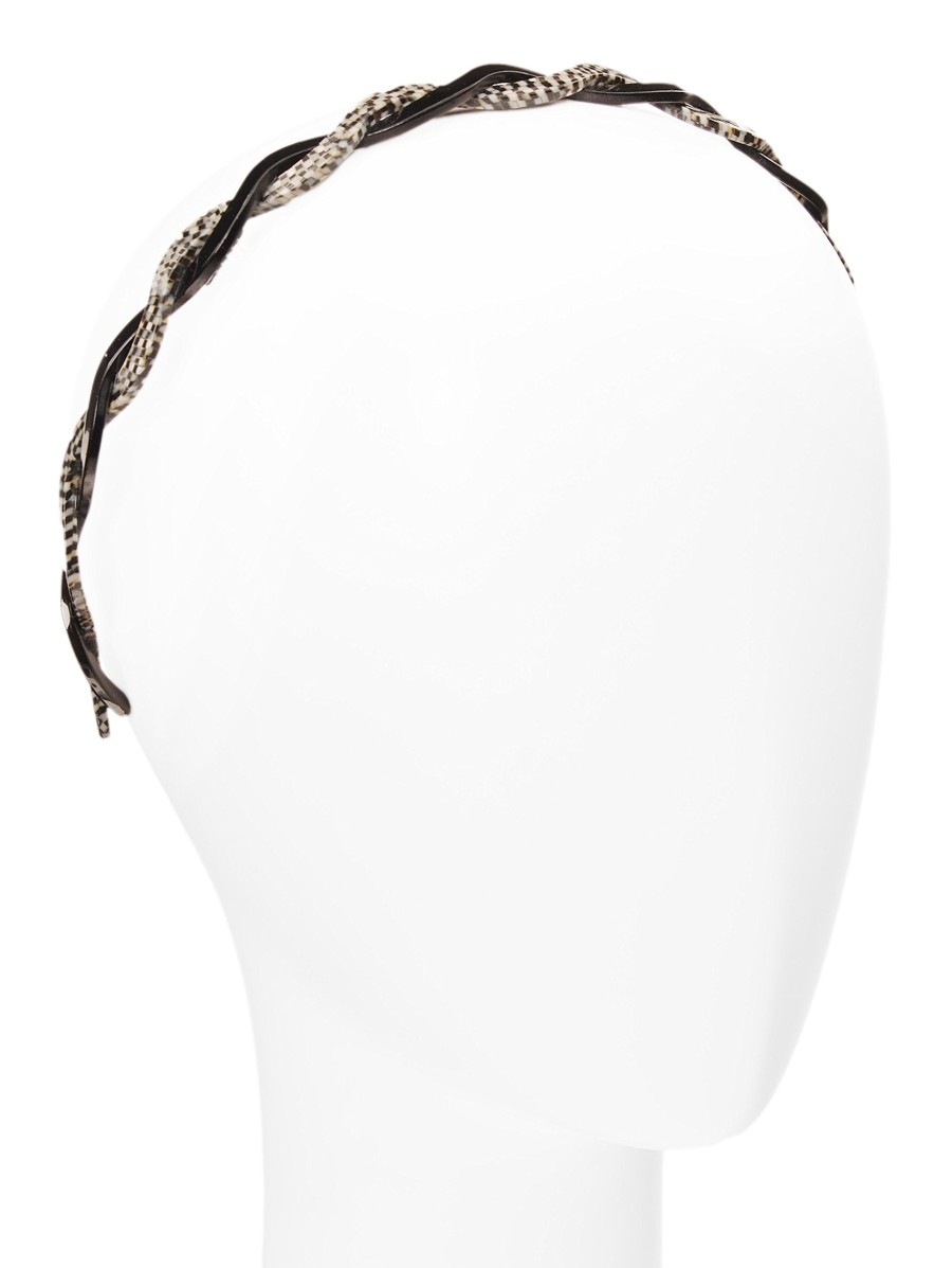 ツイスト ウルトラコンフォート ヘッドバンド (ブラック/オペラシルバー)