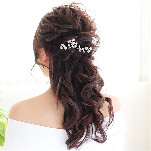 エバリー クリスタル コーム (クリスタル / シルバー)