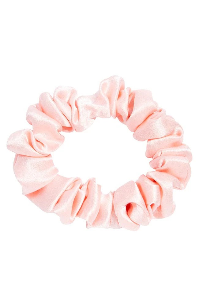 スモール スクランチー (シルク シャルムーズ ローズクォーツ)