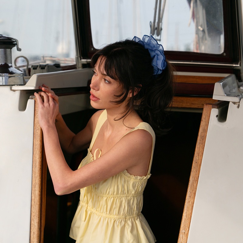 ダブリン スクランチー（ブルー）