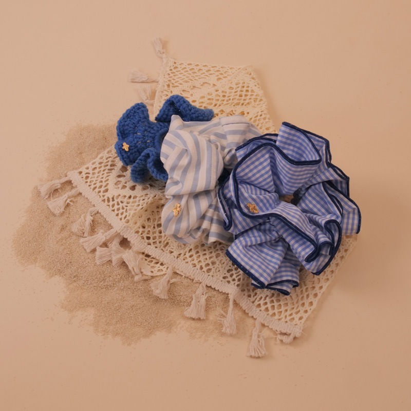 ダブリン スクランチー（ブルー）