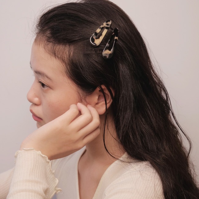 クリップ クラップ ピン 2本セット (アイボリートーキョー)