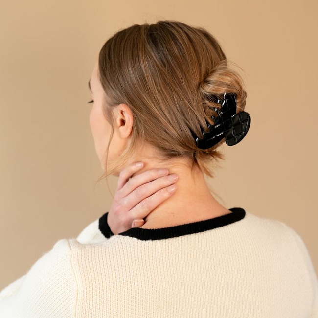 キルテッド ミディアム ジョー(ブラック)