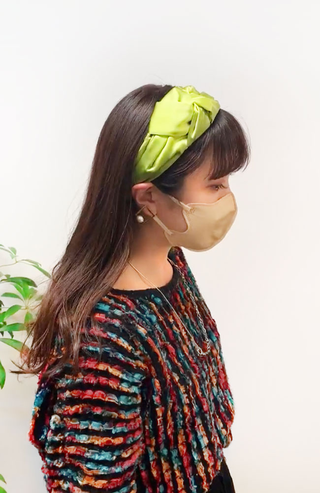 トップ ノット ヘッドラップ (カクタス)