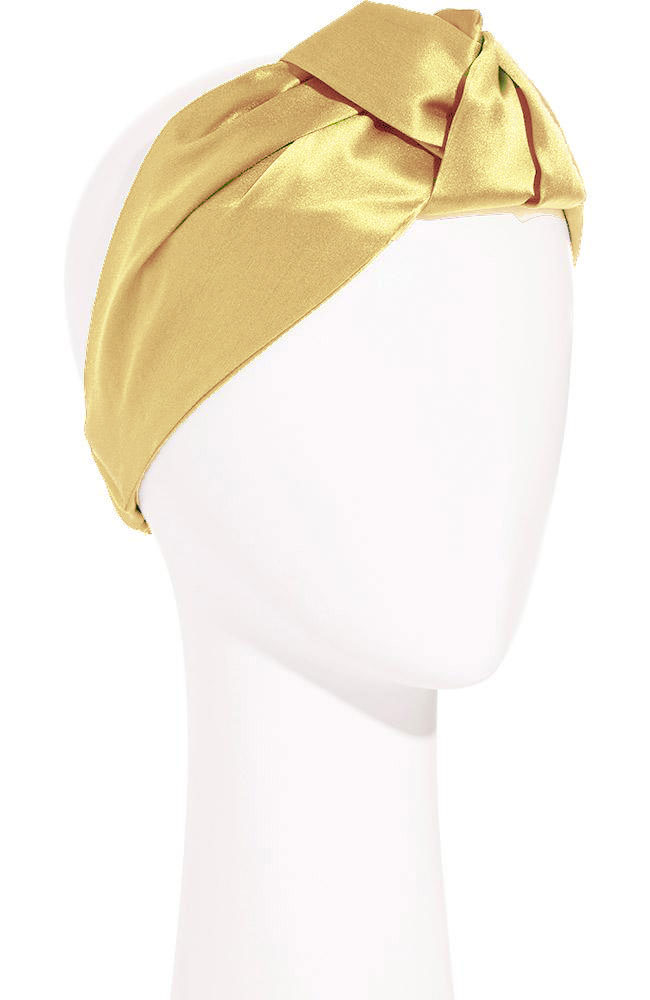 トップ ノット ヘッドラップ (ゴールド)