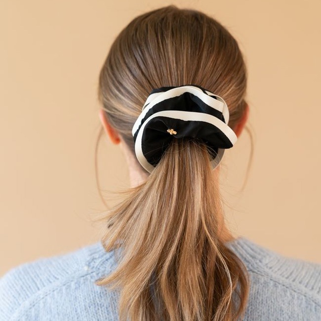 ルカ スクランチー（ブラック/ホワイト）