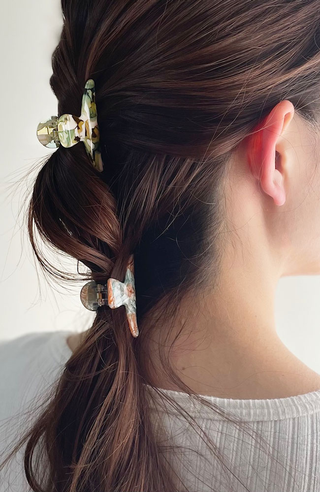 驚きの激安価格 クレセント ジョー フランス | 2個セット（タフィー/シトラス） ヘアアクセサリー
