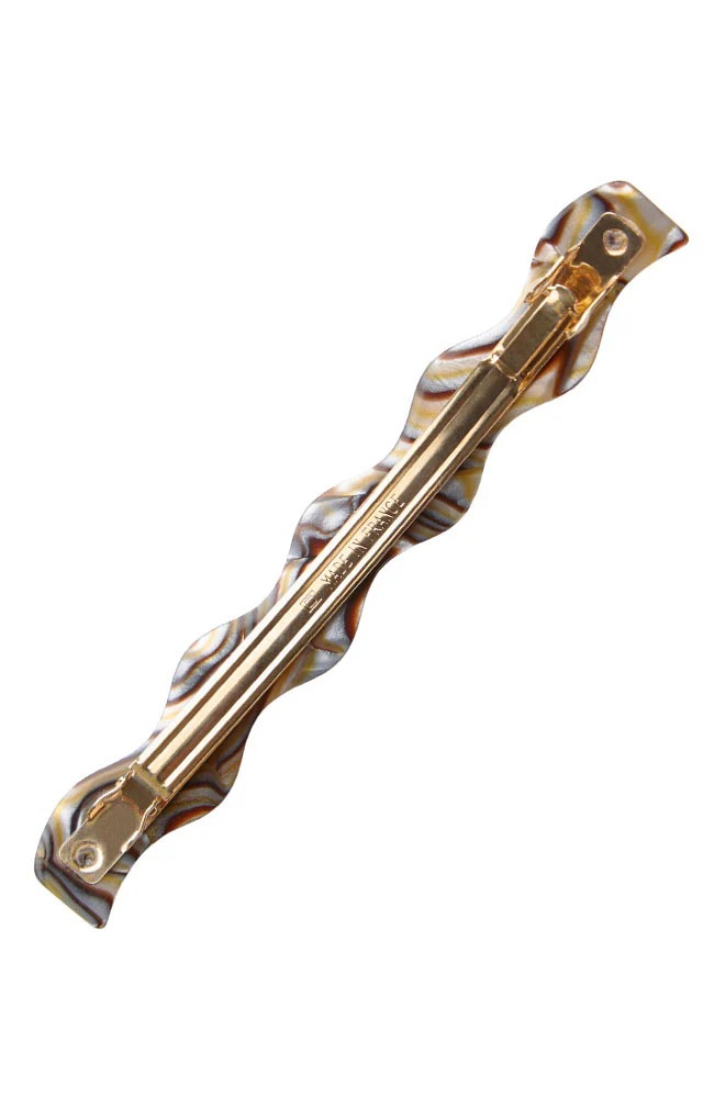 ウェイビー ロング アンド スキニー バレッタ (オニキス)