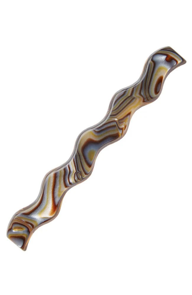 ウェイビー ロング アンド スキニー バレッタ (オニキス)