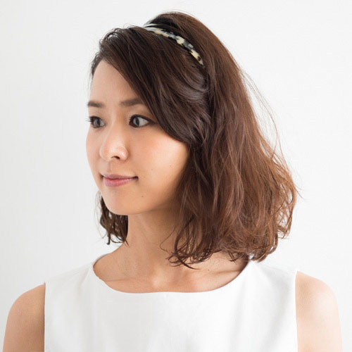 エイト ダブル ヘッドバンド (ブラック/アイボリートーキョー)