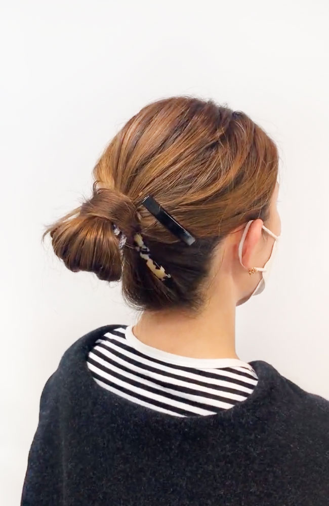 モッド ボビー ピン ペア (ブラック)