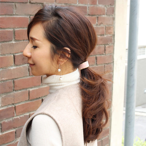 アトリエ エナメル カフ ポニー (ペイルピンク/ゴールド)