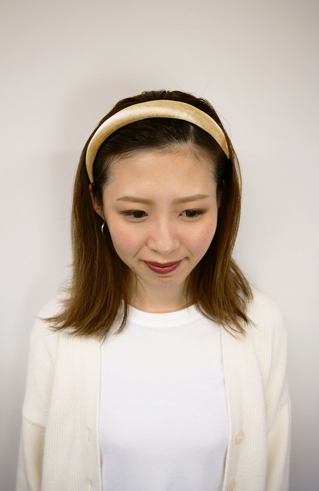 1パデット ヘッドバンド (ゴールド)
