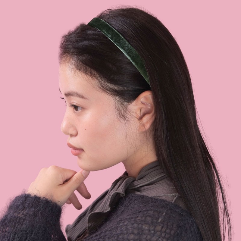1/2 ウルトラコンフォート ヘッドバンド(フォレスト ベルベット)