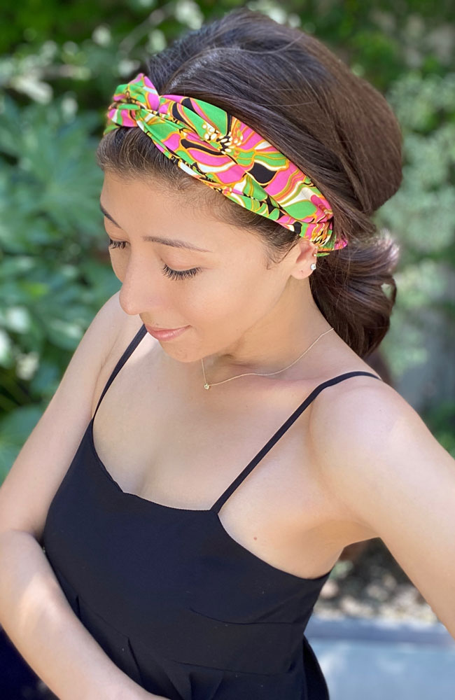 インターロッキング ヘッドラップ (モッド ミニ ピンク)