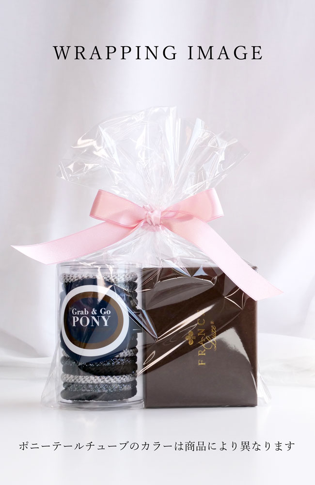 限定 ミニ ウォレット (ブラック) & ポニーテール チューブ 15P(ブラックメタリック） セット